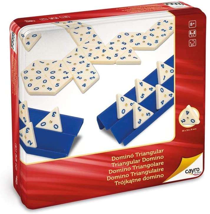 דומינו משולשים בקופסת פח - טויס דיל