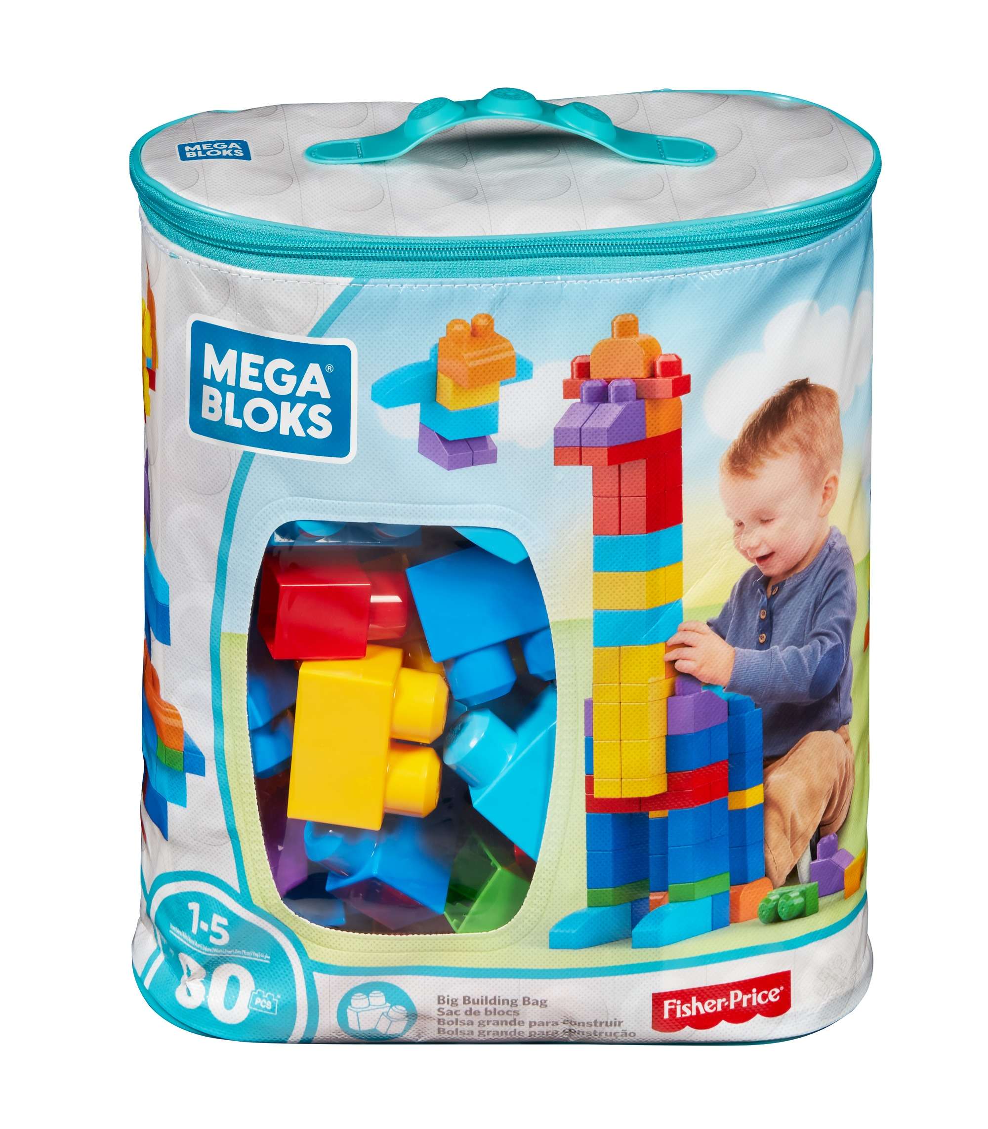מגה בלוקס תיק 80 חלקים קלאסי