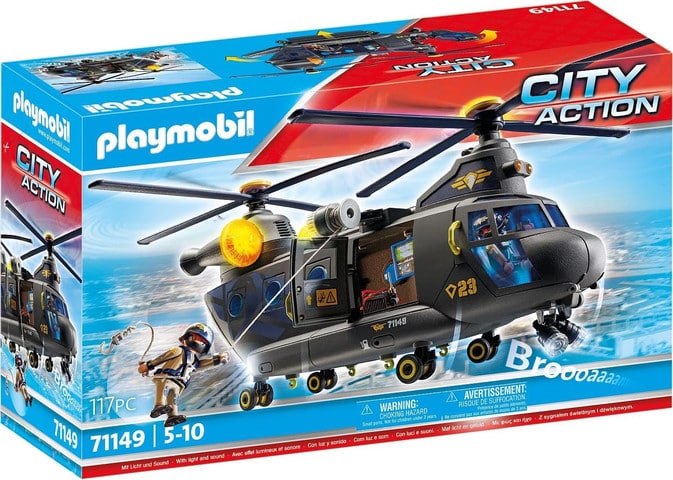 פליימוביל-playmobil 71149 מסוק חילוץ טקטי