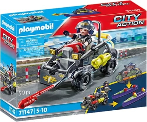 פליימוביל-playmobil 71147 כוחות הימ''מ וטרקטורון