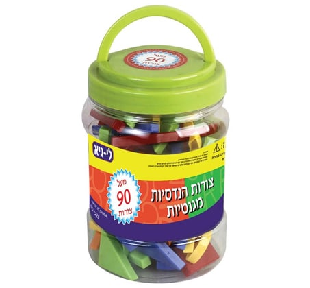 צורות הנדסיות מגנטיות בצנצנת - 90 צורות