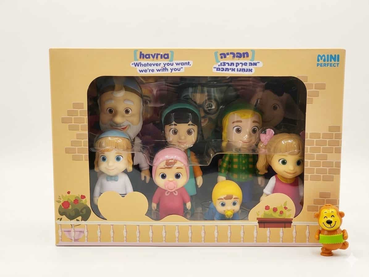 חבריה-מארז דמויות משפחתיות ג'מבו