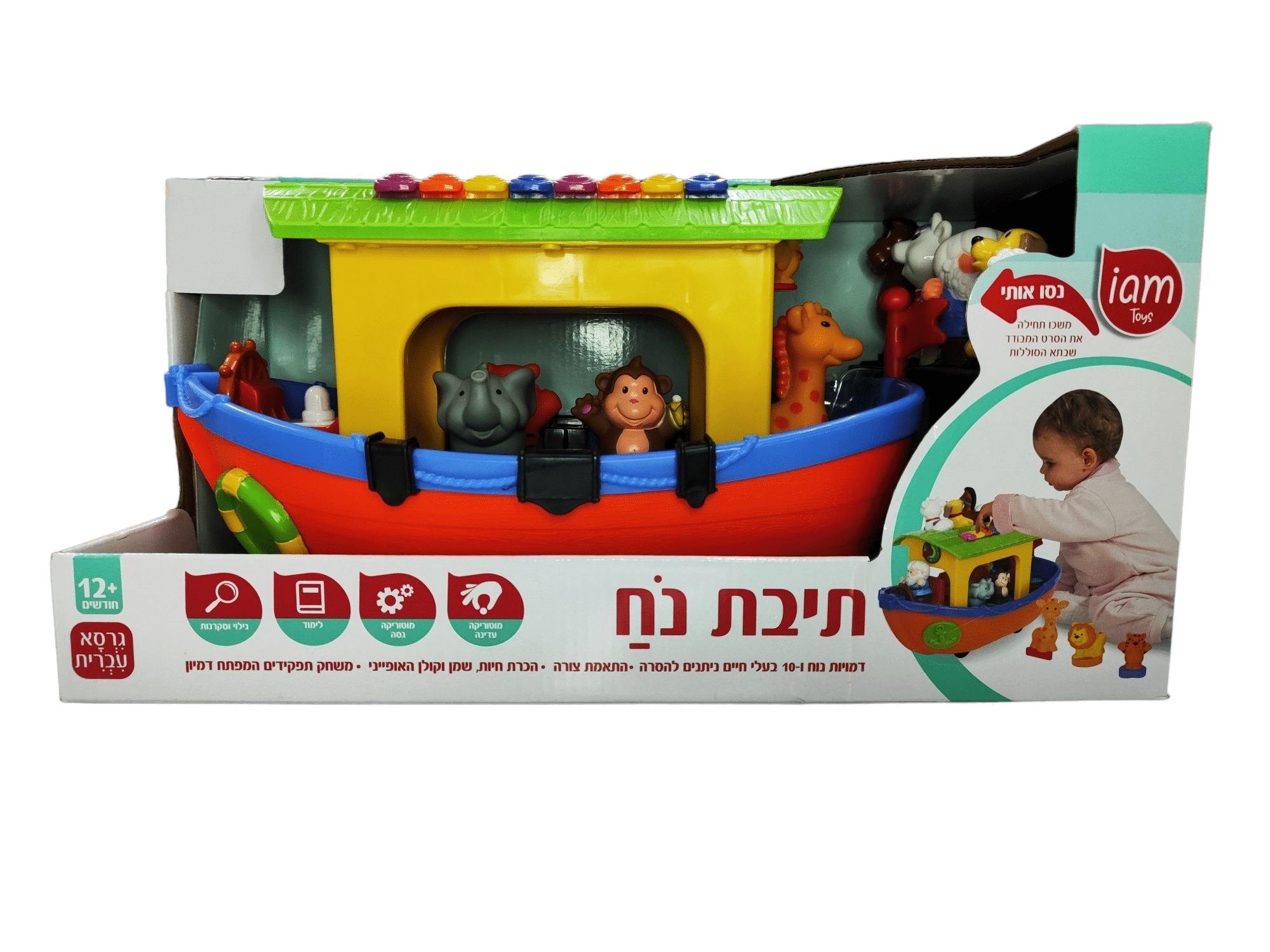 תיבת נח - מנגת ומדברת עם חיות ודמות IAM