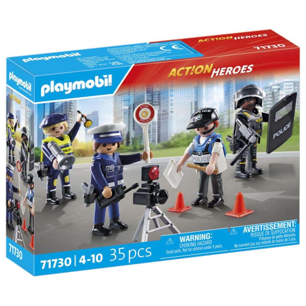 פליימוביל 71730 סט דמויות משטרה-playmobil