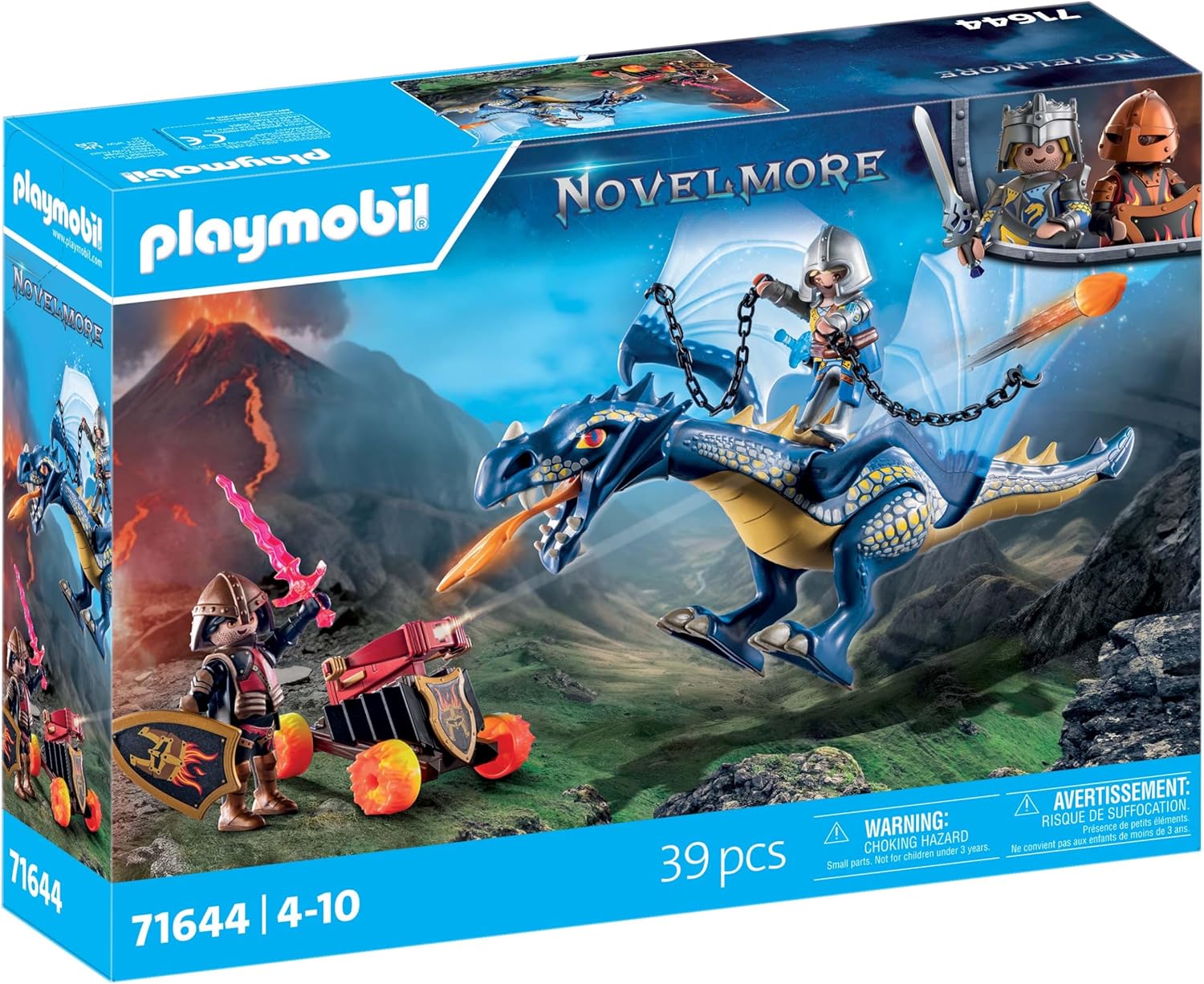 פליימוביל לוחמים בימי הביניים עם דרקון 71644 - playmobil novelmor