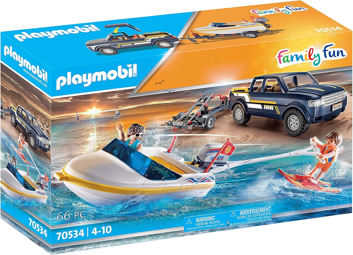 פליימוביל-playmobil זמן משפחתי באקסטרים ימי - 70534