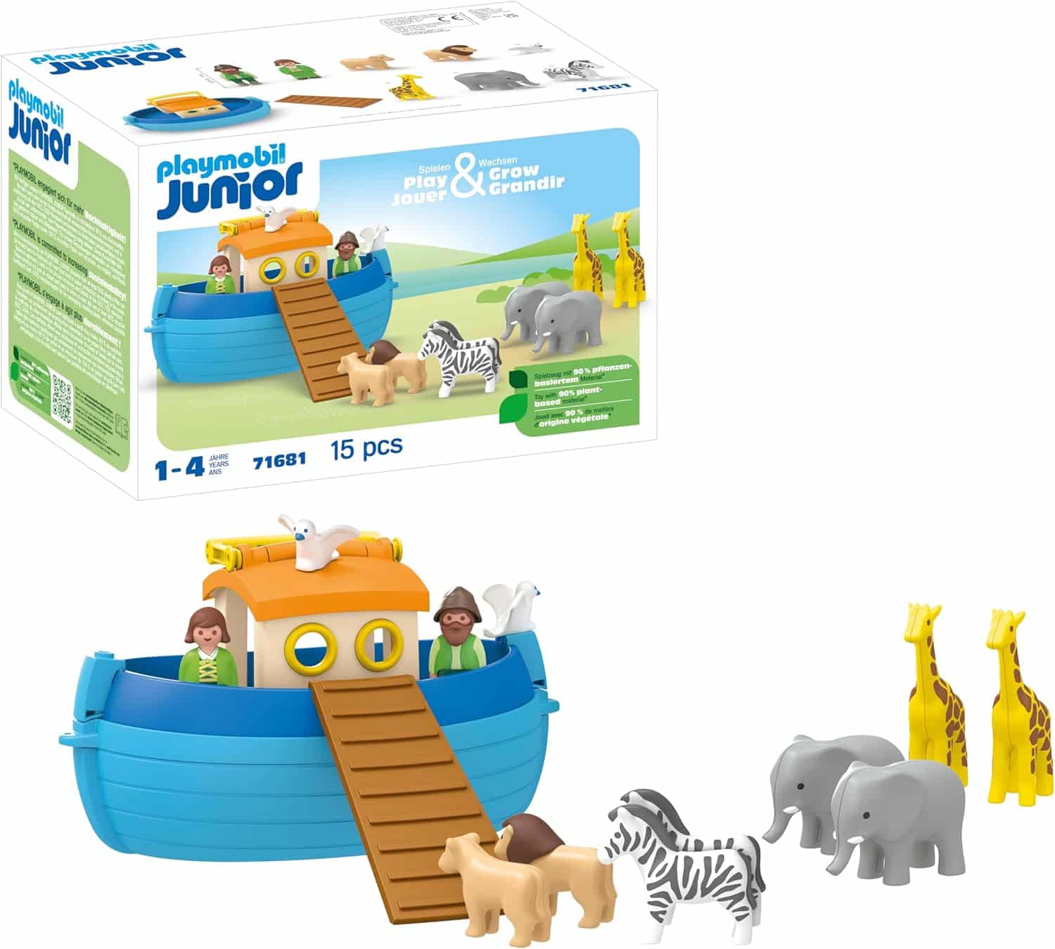 פליימוביל-playmobil ג'וניור תיבת נח 71681