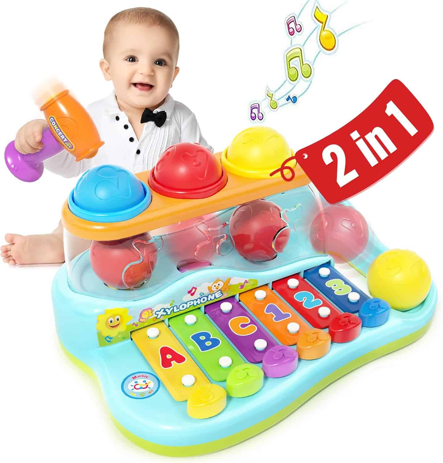 הך פטיש כדורים עם קסילופון HOLA TOYS