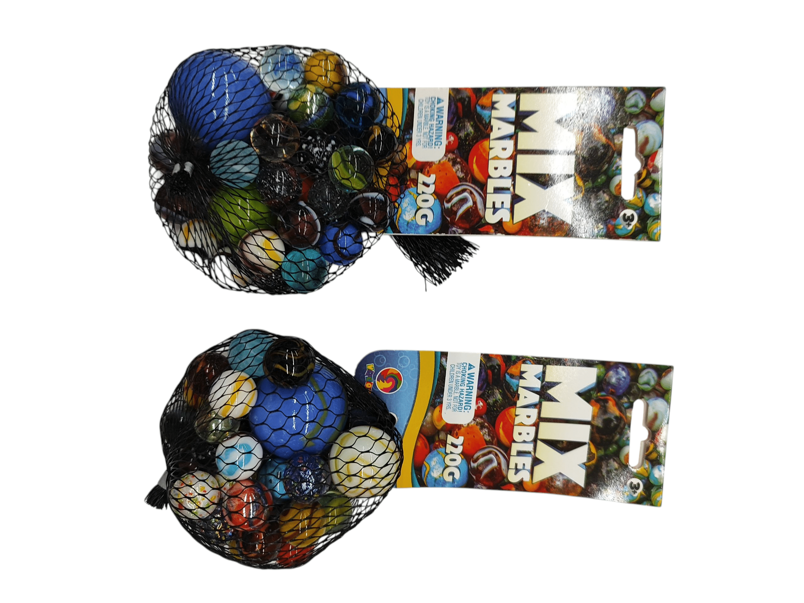 גולות נדירות למשחק (220 גרם) MIX MARBLES