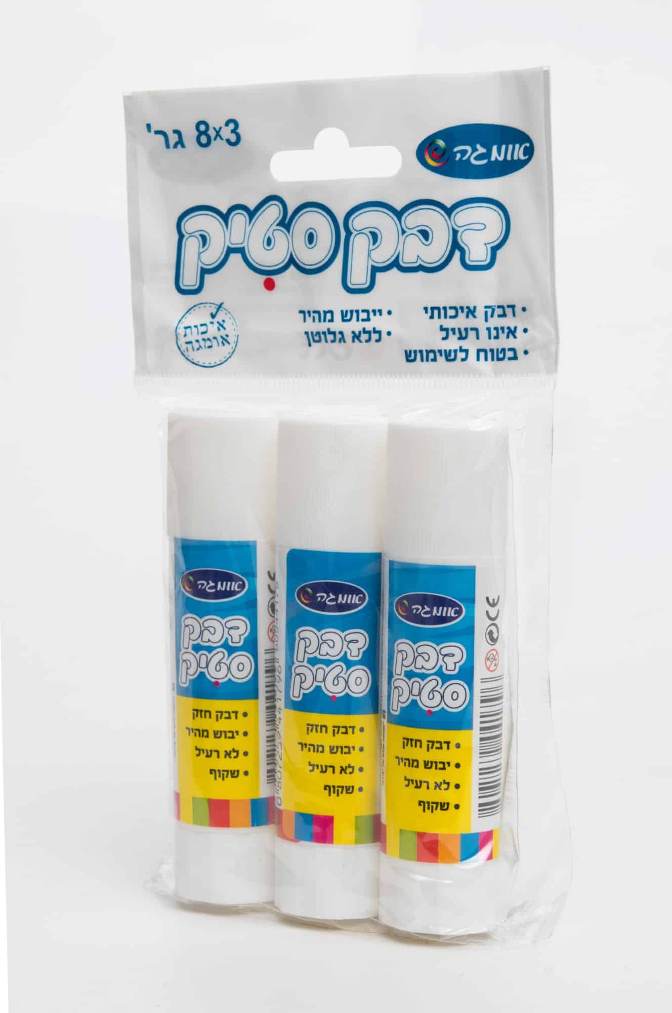 שלישיית דבק סטיק 8 גר' אומגה
