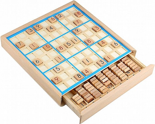 סודוקו מפואר מעץ