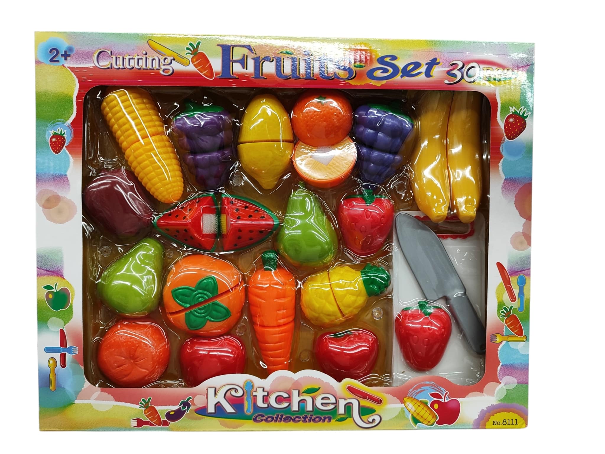 סט פירות וירקות לחיתוך - סקוץ