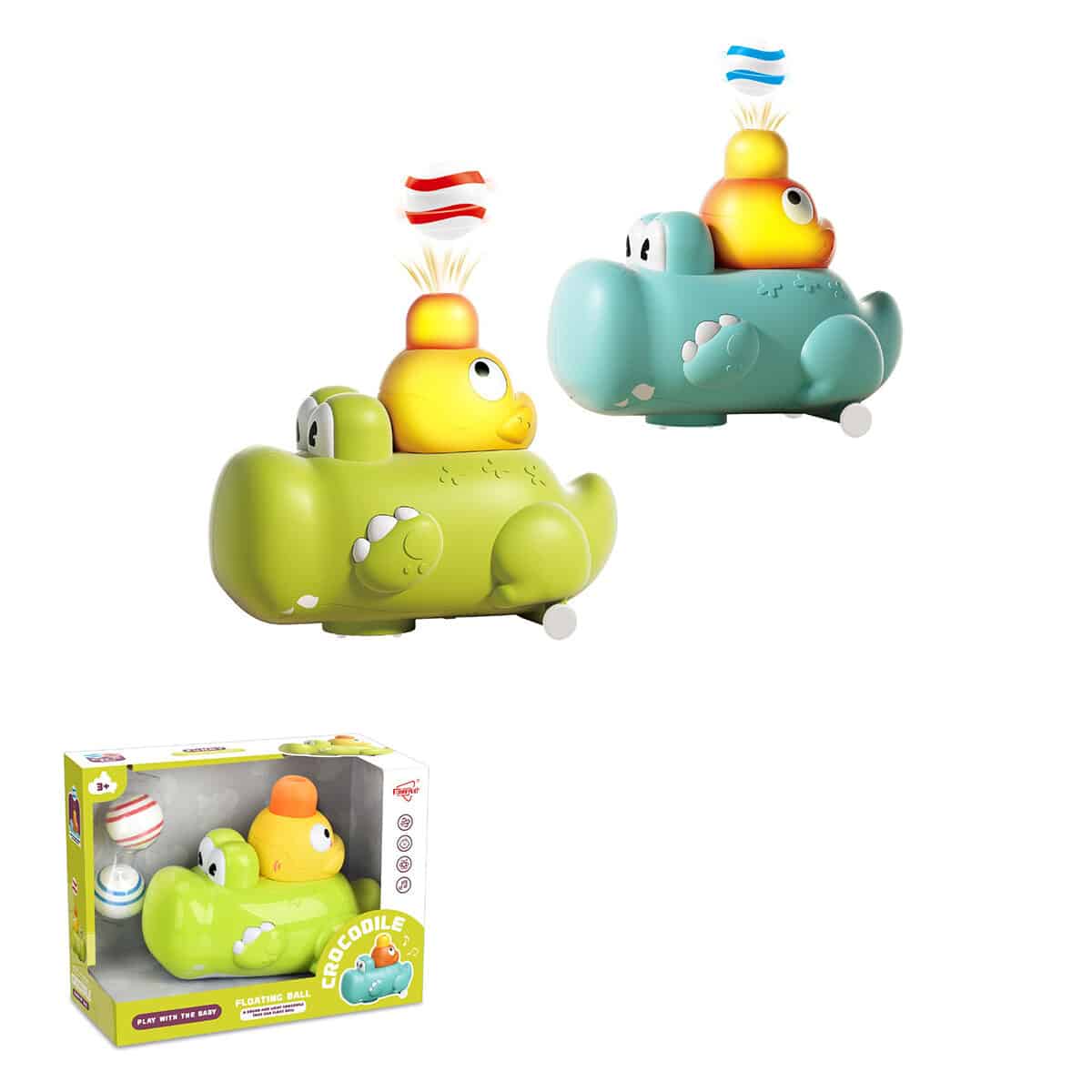 פיל נוסע ומעיף כדור באוויר