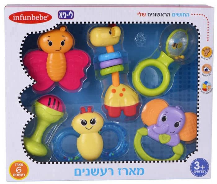 מארז 6 רעשנים - לי גיא