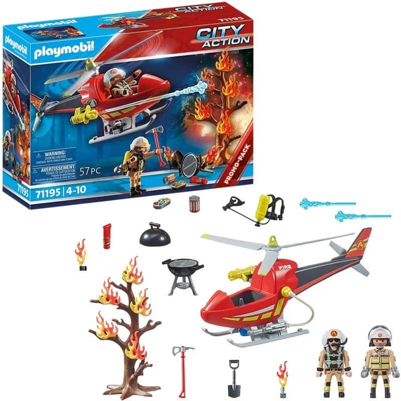 פליימוביל-playmobil מסוק חילוץ והצלה 71195