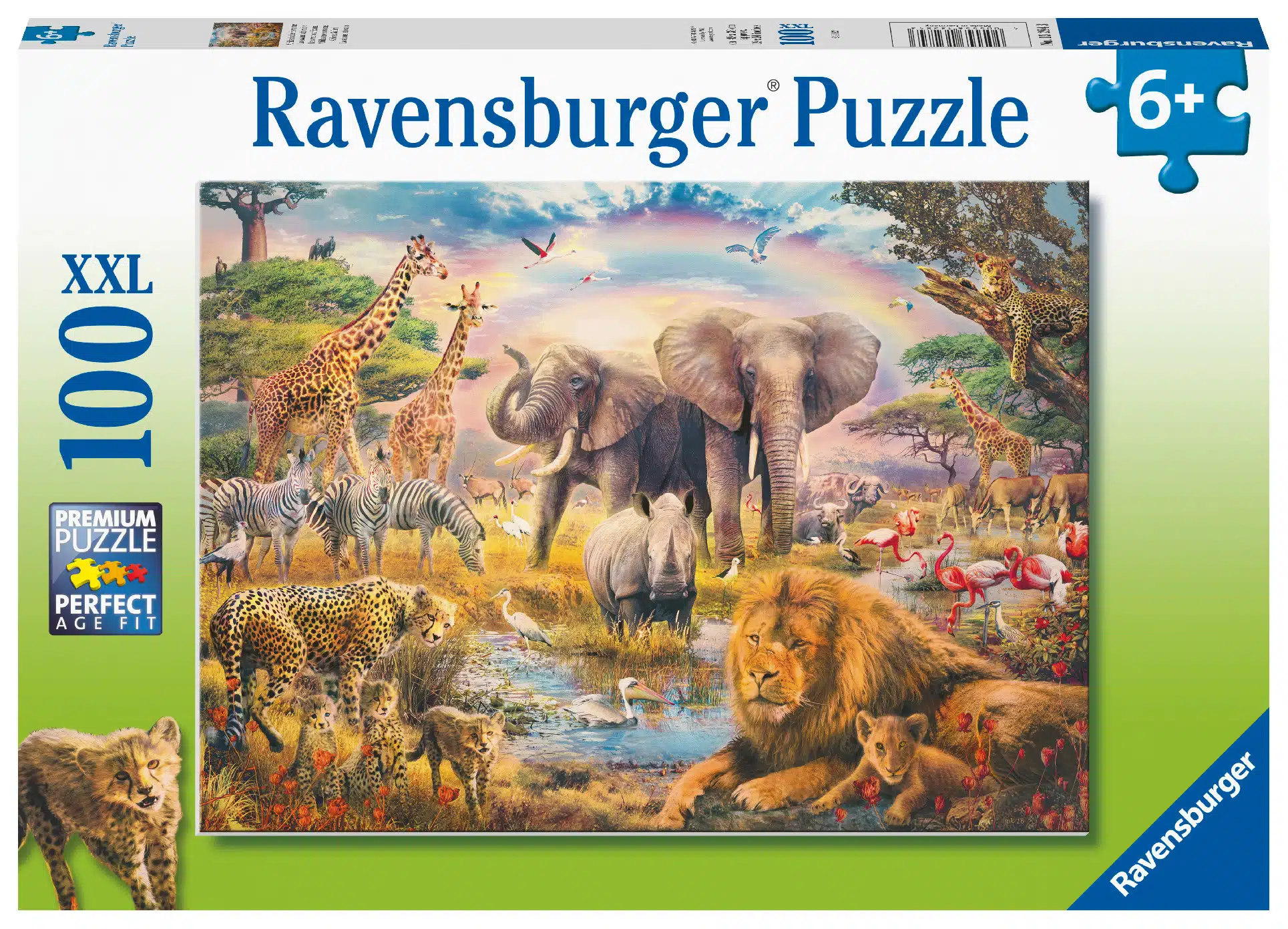 פאזל 100 חלקים ספארי-Ravensburger