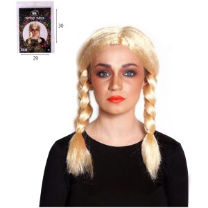 פאה צמות קצרות בלונד בPVC