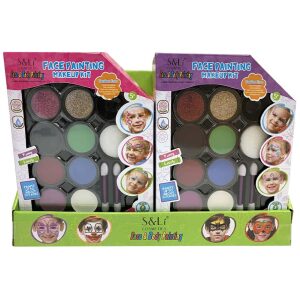 מארז איפור המכיל 8 גוונים רגלים עם נצנצים