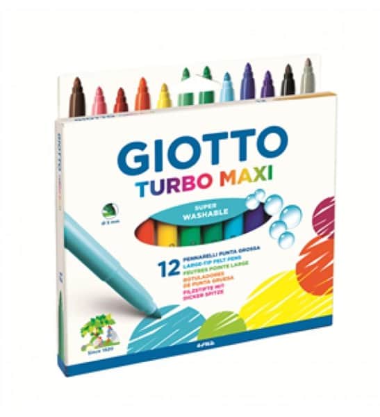 טושים עבים גיאוטו 12 יח-GIOTTO טושים עבים גיאוטו 12 יח-GIOTTO