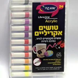 טושים אקריליים 24 יחידות