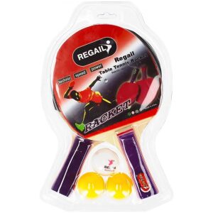 סט רקטות פינג פונג 8 פליי+3 כדורים