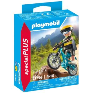 פליימוביל-playmobil 71756 ספיישל רוכב אופניים