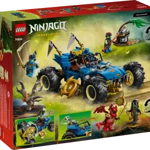 נינג'ה גו מכוניתו של ג'יי שמשנה צורה לדרקון