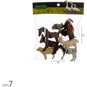 חיות חווה בשקית 7 דמויות