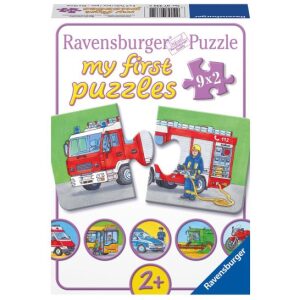 מארז 9 פאזלים מבית Ravensburger – הפאזל הראשון שלי כלי תחבורה