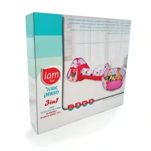 אוהל כרודים + מנהרה + בריכה + 50 כדורים