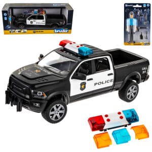 ג'יפ Ram 2500 Power Wagon משטרה + שוטר bruder