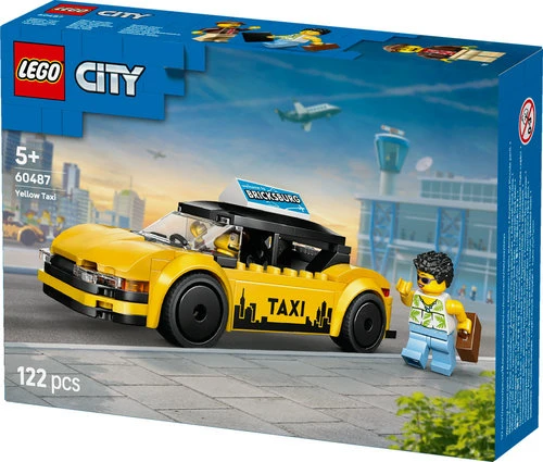 סלגו סיטי מונית צהובה LEGO 60487 סלגו סיטי מונית צהובה LEGO 60487