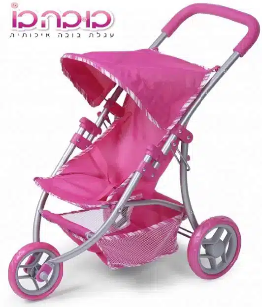 עגלת טיולון לבובה 3 גלגלים – בובה בו עגלת טיולון לבובה 3 גלגלים – בובה בו