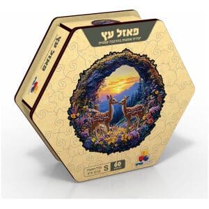 פאזל עץ S צבי