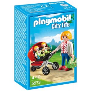 פליימוביל אמא עם עגלת תאומים 5573