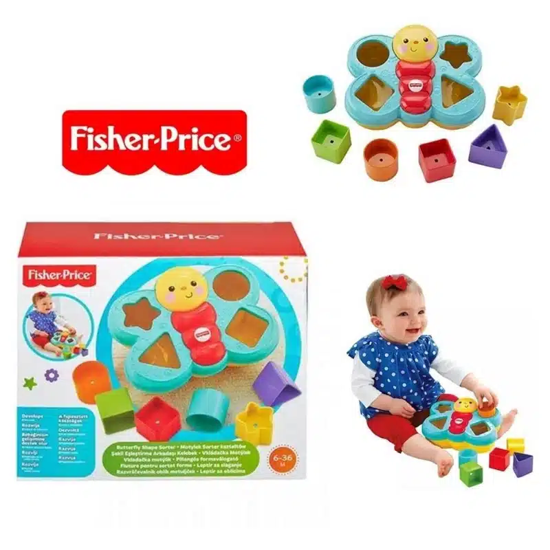 פישר פרייס פרפר התאם צורה-Fisher Price פישר פרייס פרפר התאם צורה-Fisher Price