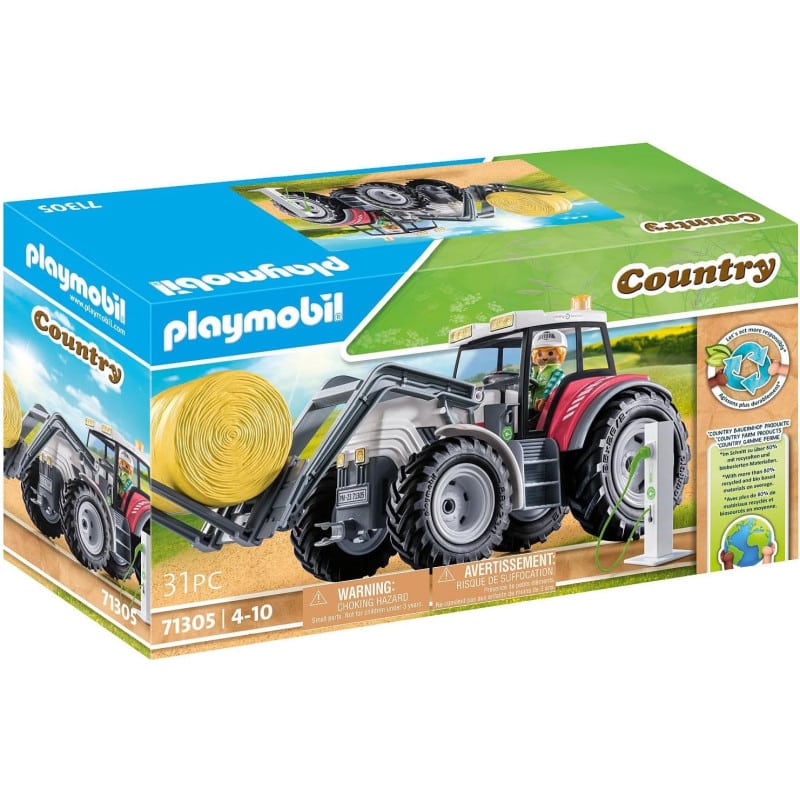 פליימוביל חופשה בחווה טרקטור גדול 71305-playmobil פליימוביל חופשה בחווה טרקטור גדול 71305-playmobil
